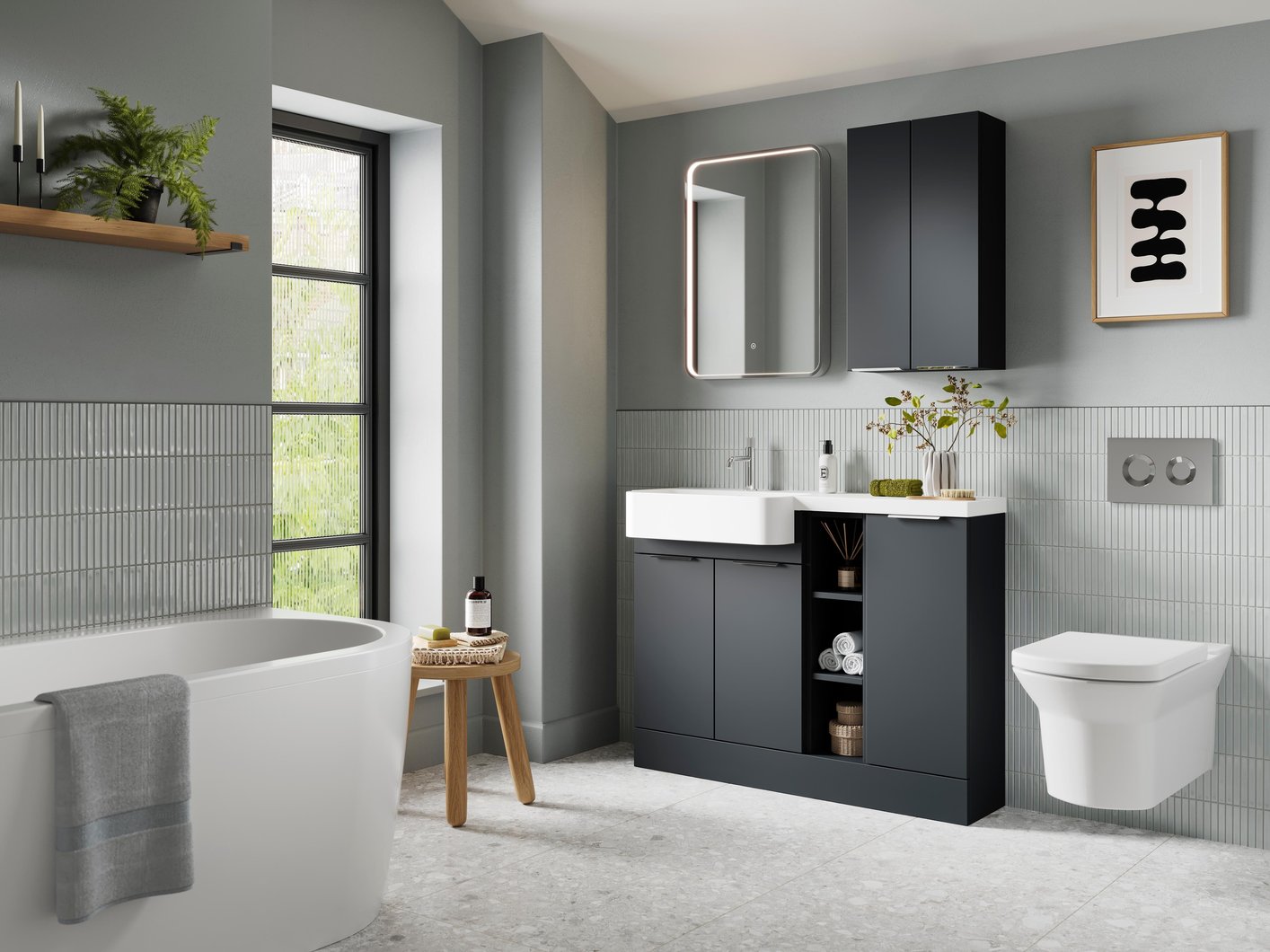 300mm Handle - Chrome