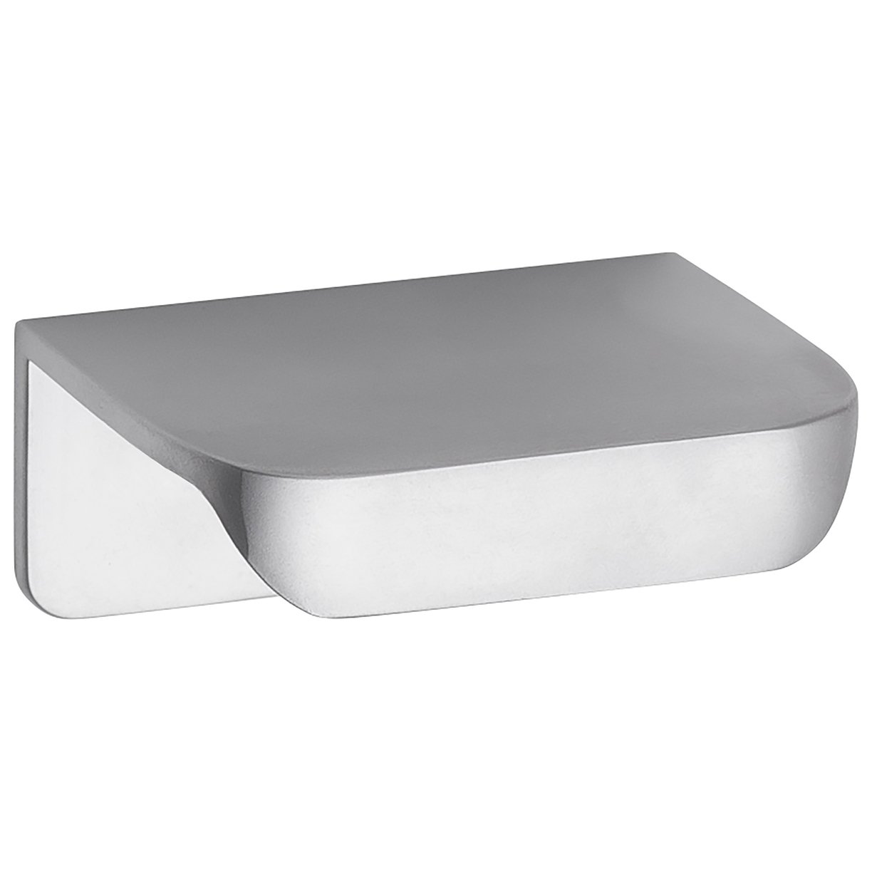 Small Rear Fixed Handle 50mm - Matt Chrome