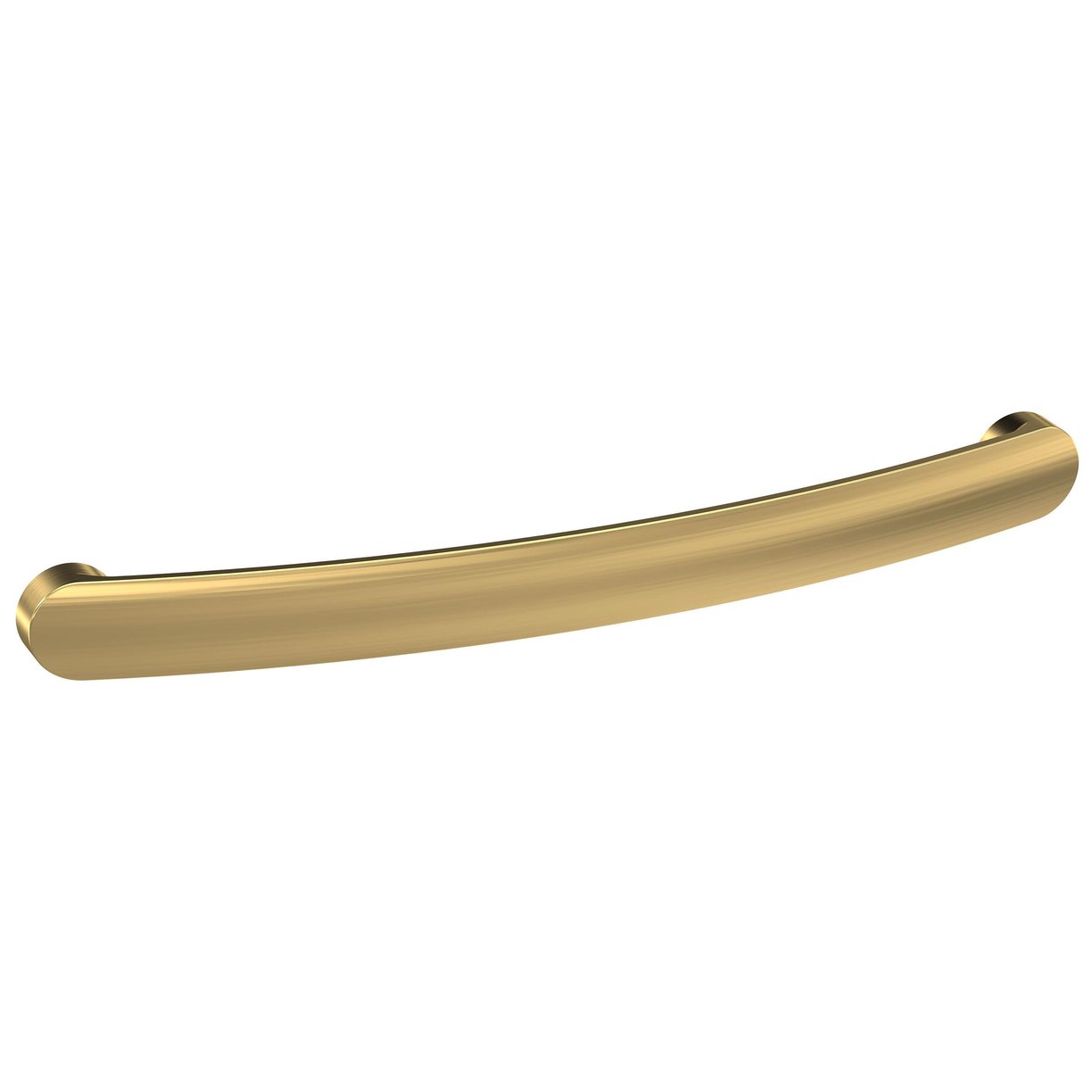 210mm D Shape Bar Handle - Brushed Brass