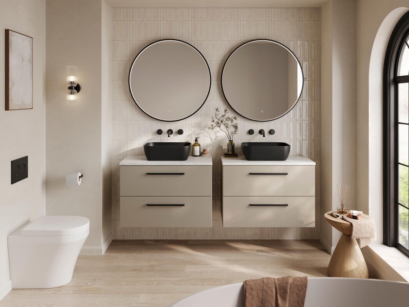 300mm Handle - Matt Black