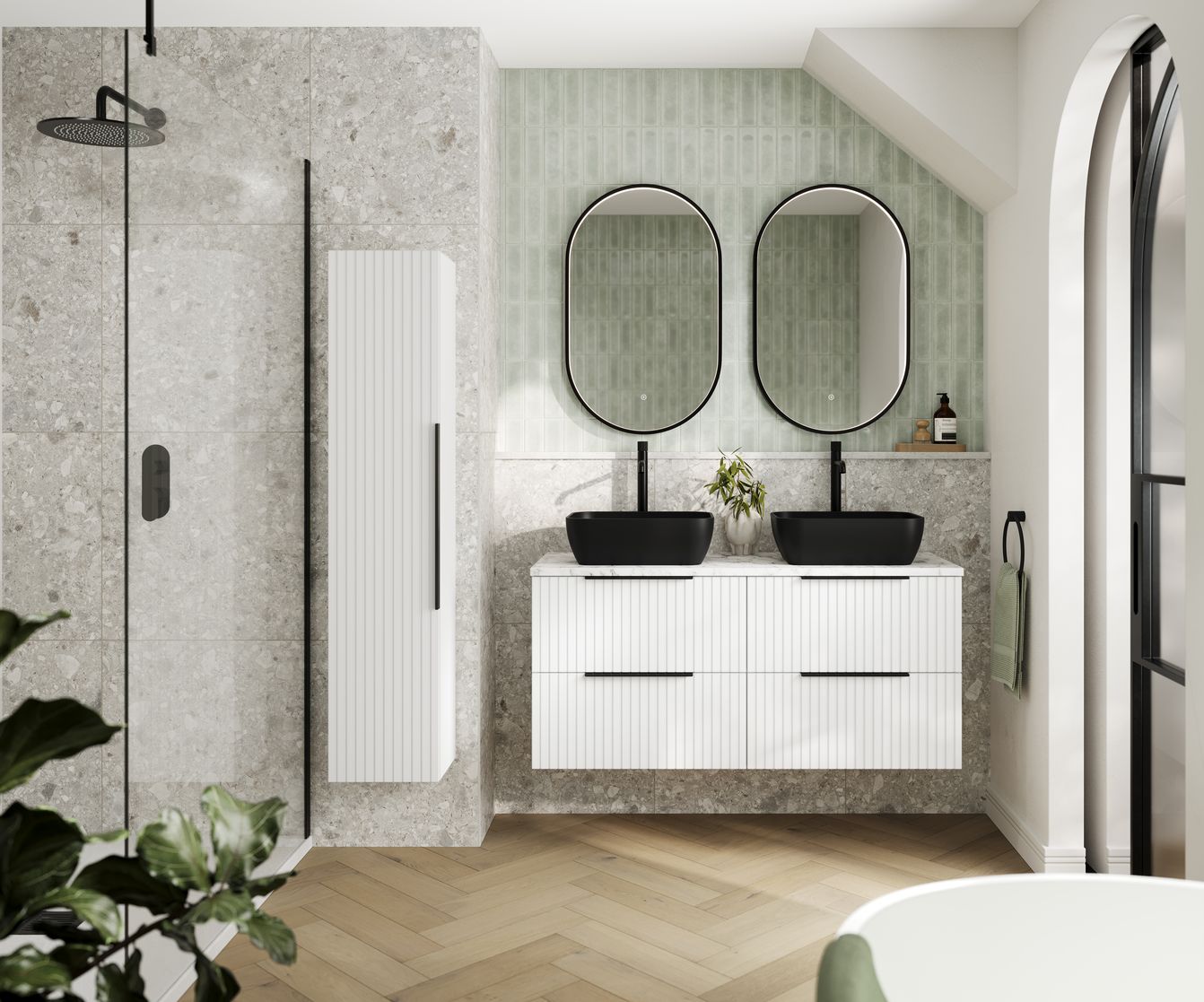 500mm Handle - Matt Black