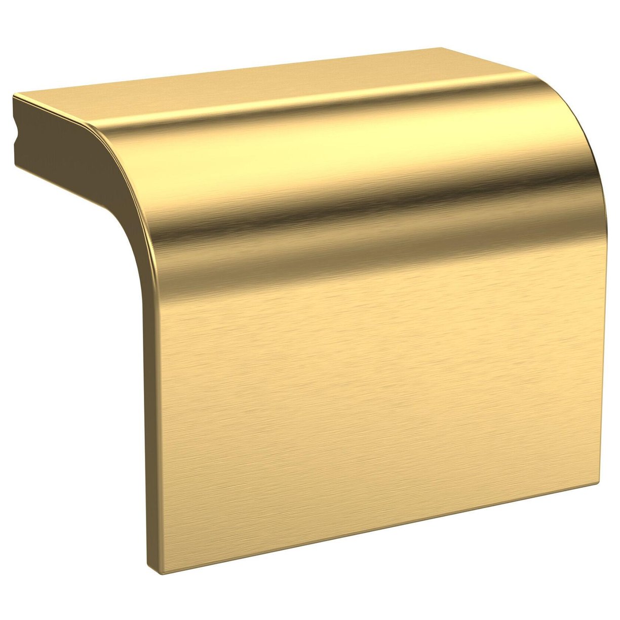 Square Drop Handle - Brushed Brass