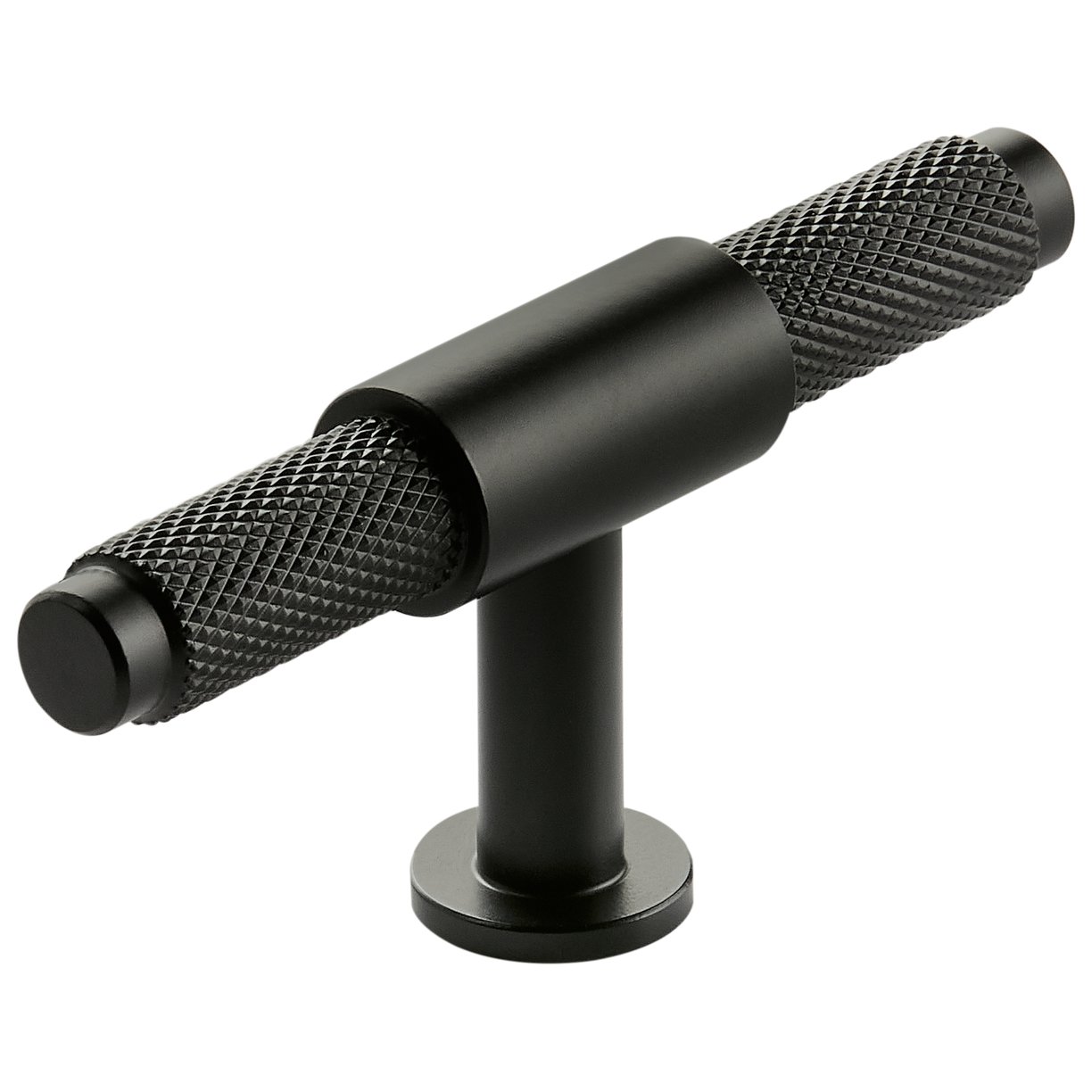 Knurled T Bar 95mm Handle Black