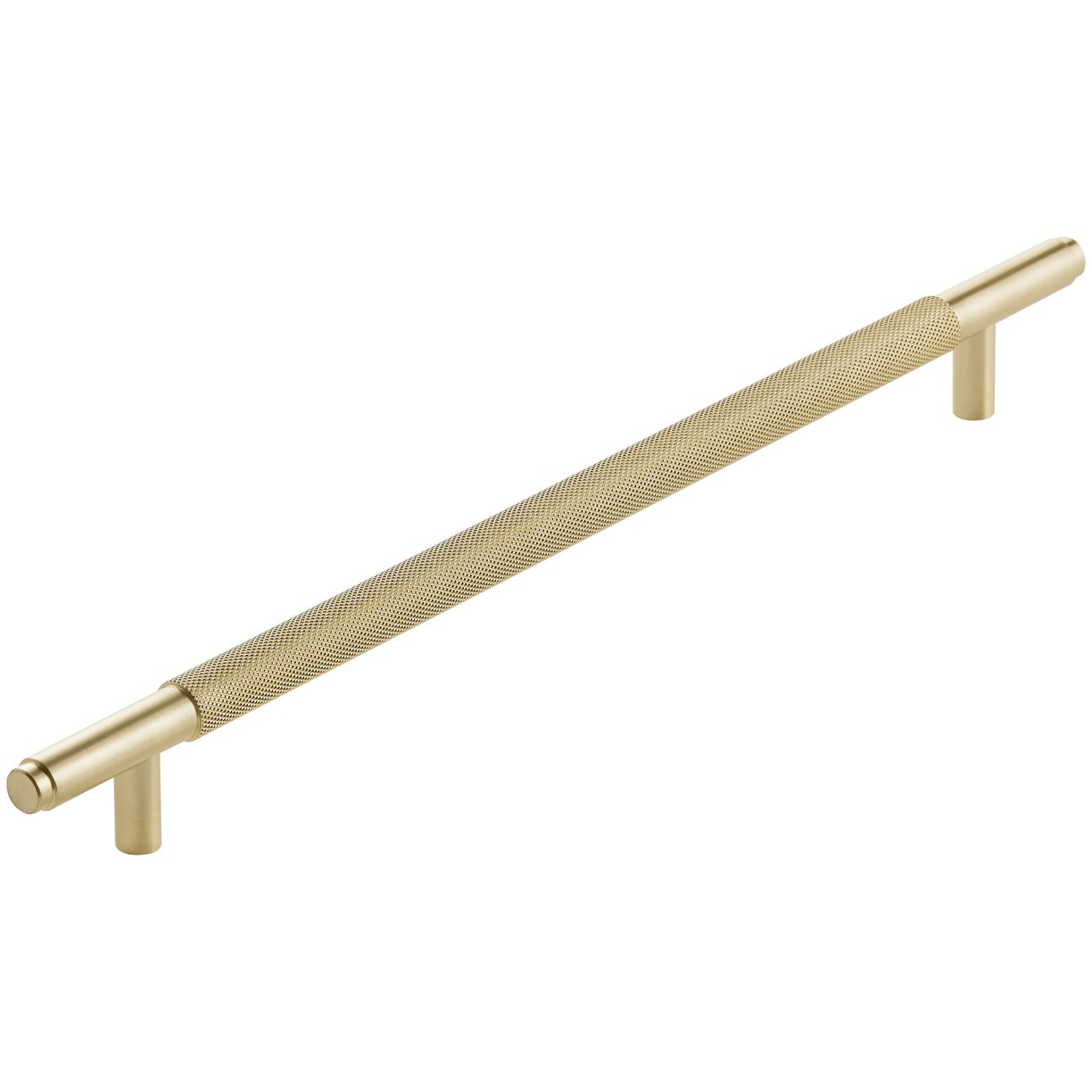 Knurled 400mm Handle Brushed Brass