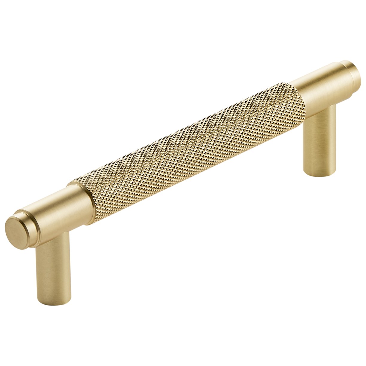 Knurled 160mm Handle Brushed Brass