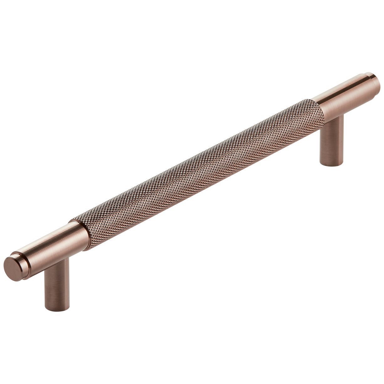 Knurled 250mm Handle Brushed Bronze