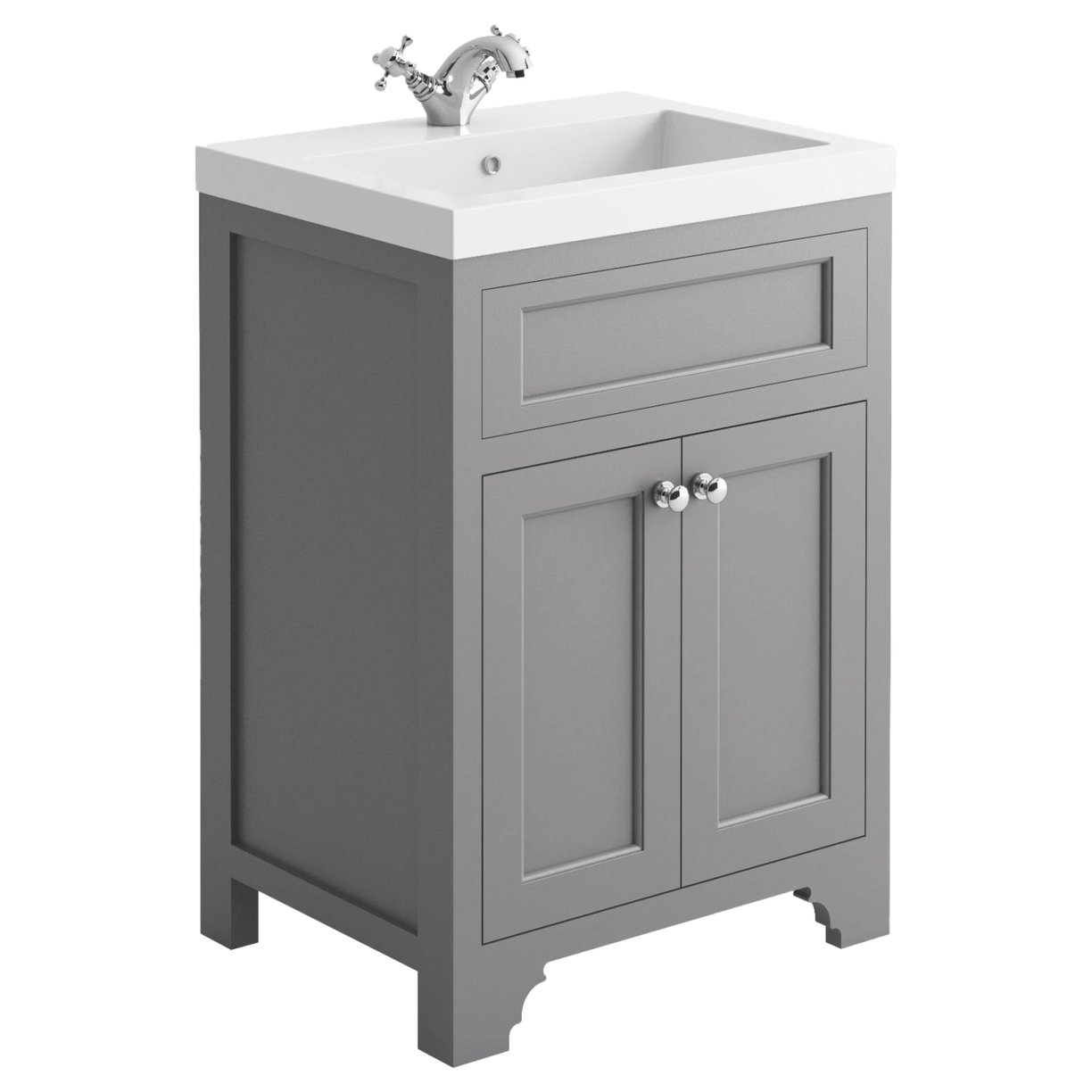 Ripley 600 Floor Standing Vanity Unit & Basin