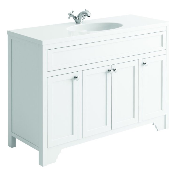 Dutchy 1200 Floor Standing Vanity Unit & Single Basin
