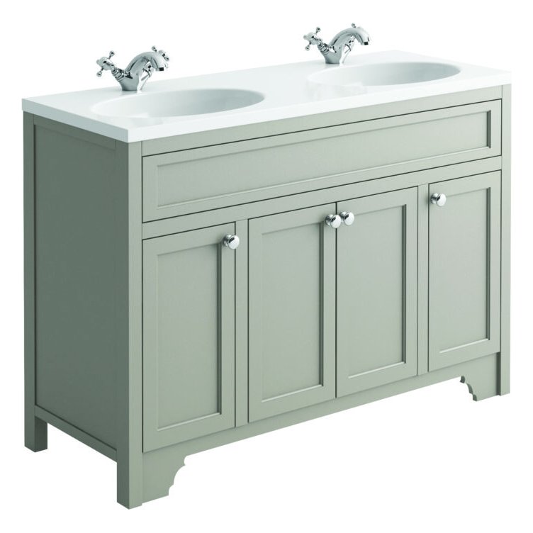 Dutchy 1200 Floor Standing Vanity Unit & Double Basin