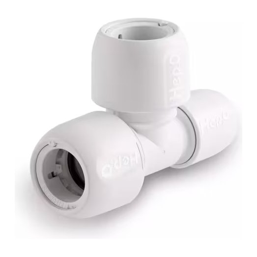 Hep2O Pb End Reduce Tee WT 22x15x22