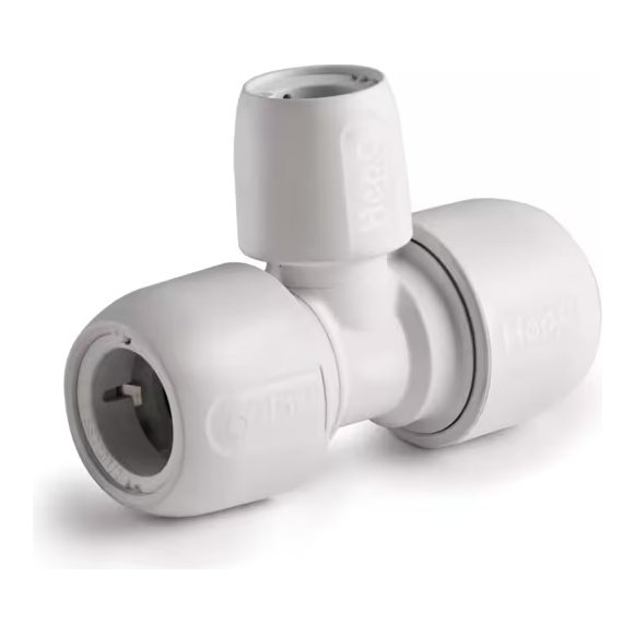 Hep2O Pb Brnch Red Tee 90° WT 22x22x15