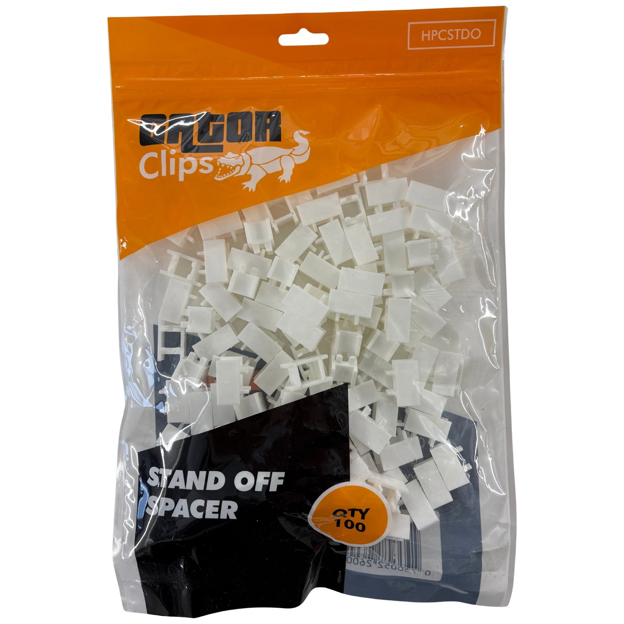 Hinged pipe Clip Standoff Spacer (Pack of 100 - Sold In Singles)