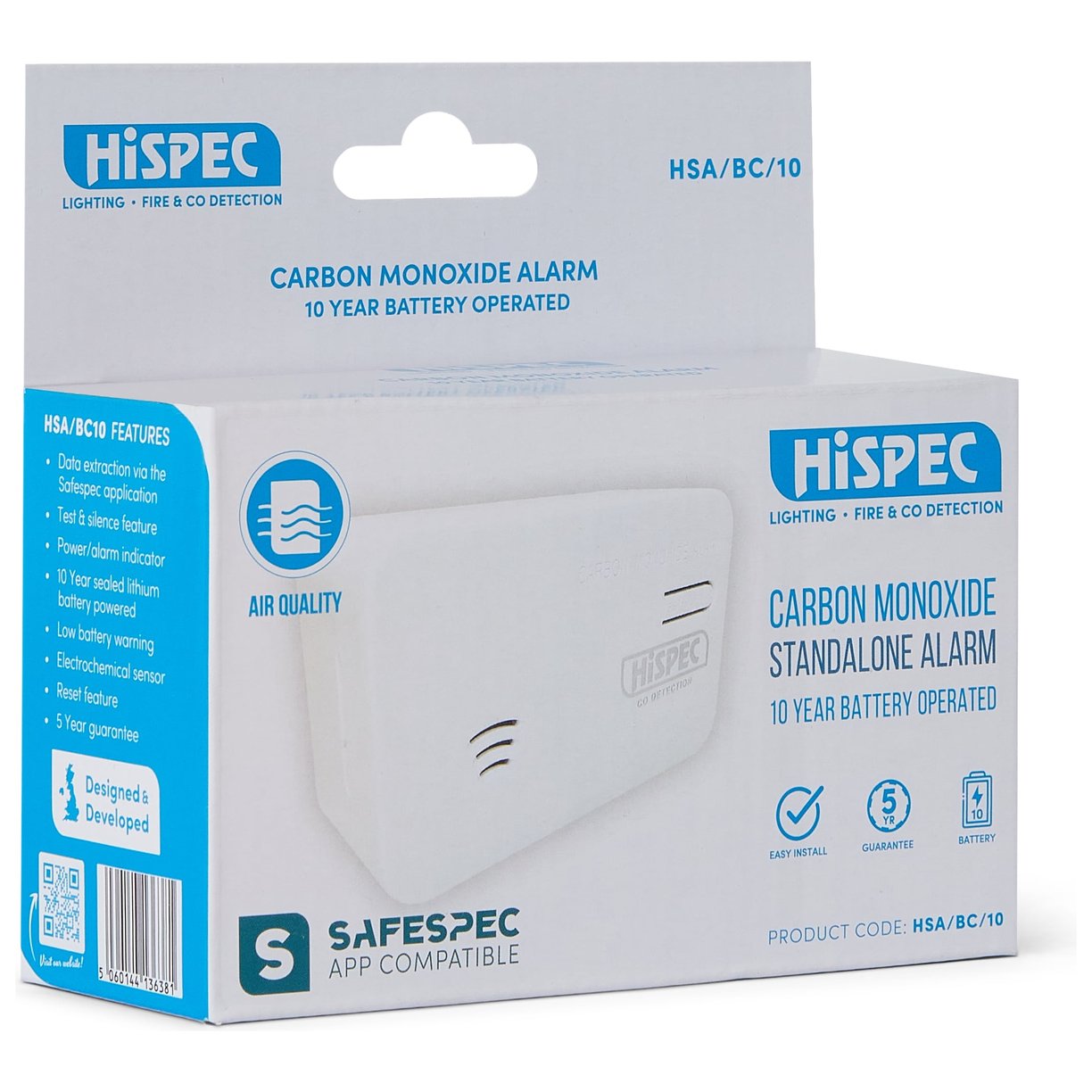 Battery Operated Carbon Monoxide Detector
