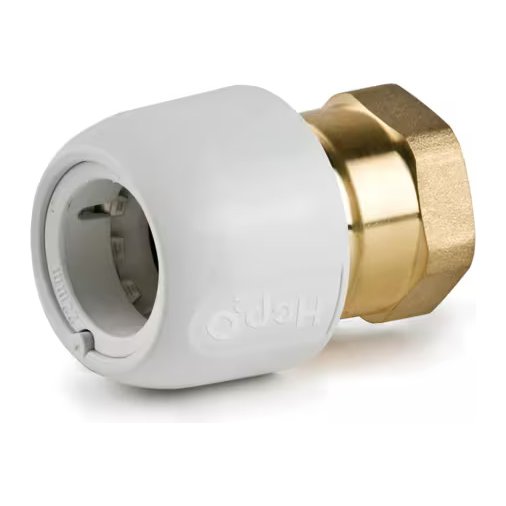 Hep2O Brass Adapter 22x3/4 PF/TF