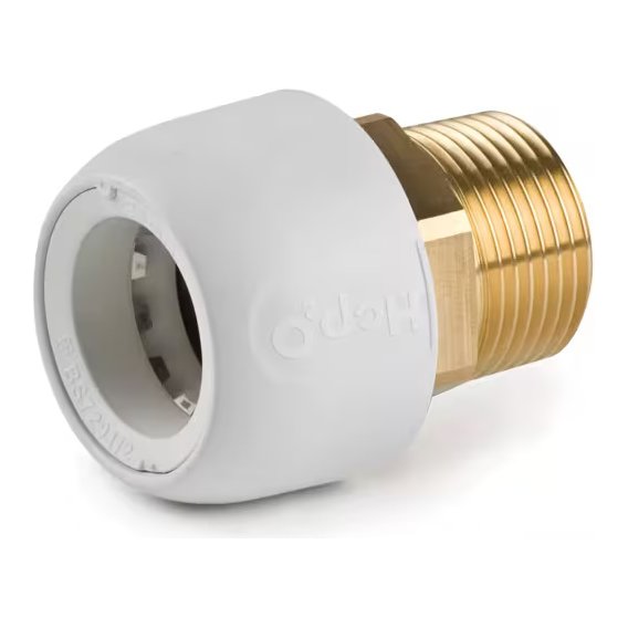 Hep2O Brass Adapter 28x1 PF/TM