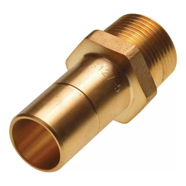 Hep2O Brass Adapter 22x3/4 SP/TM