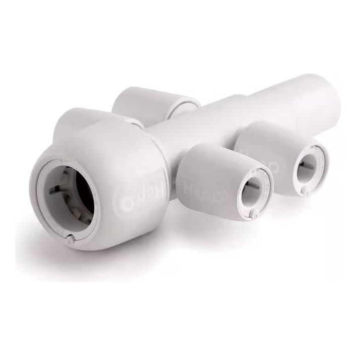 Hep2O 4Port Manifold 22x10 PF/SP OppSide