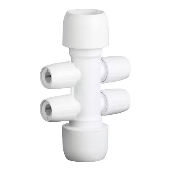 Hep2O 4Port Manifold 22x10 PF/PF OppSide