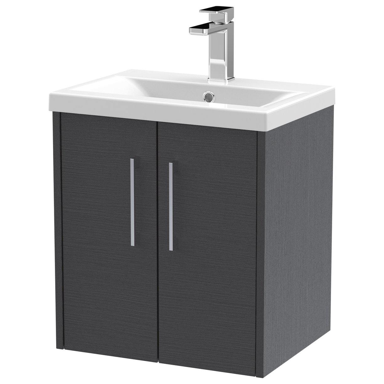 500 Wh 2-Door Vanity & Basin 1 - Graphite Grey