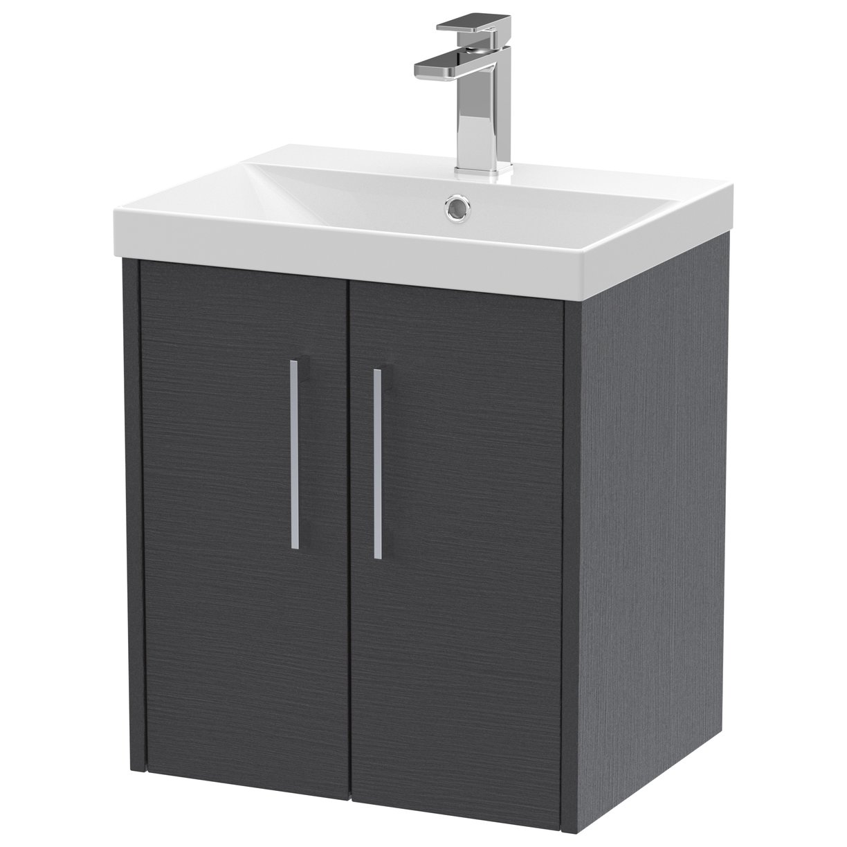 500 Wh 2-Door Vanity & Basin 3 - Graphite Grey