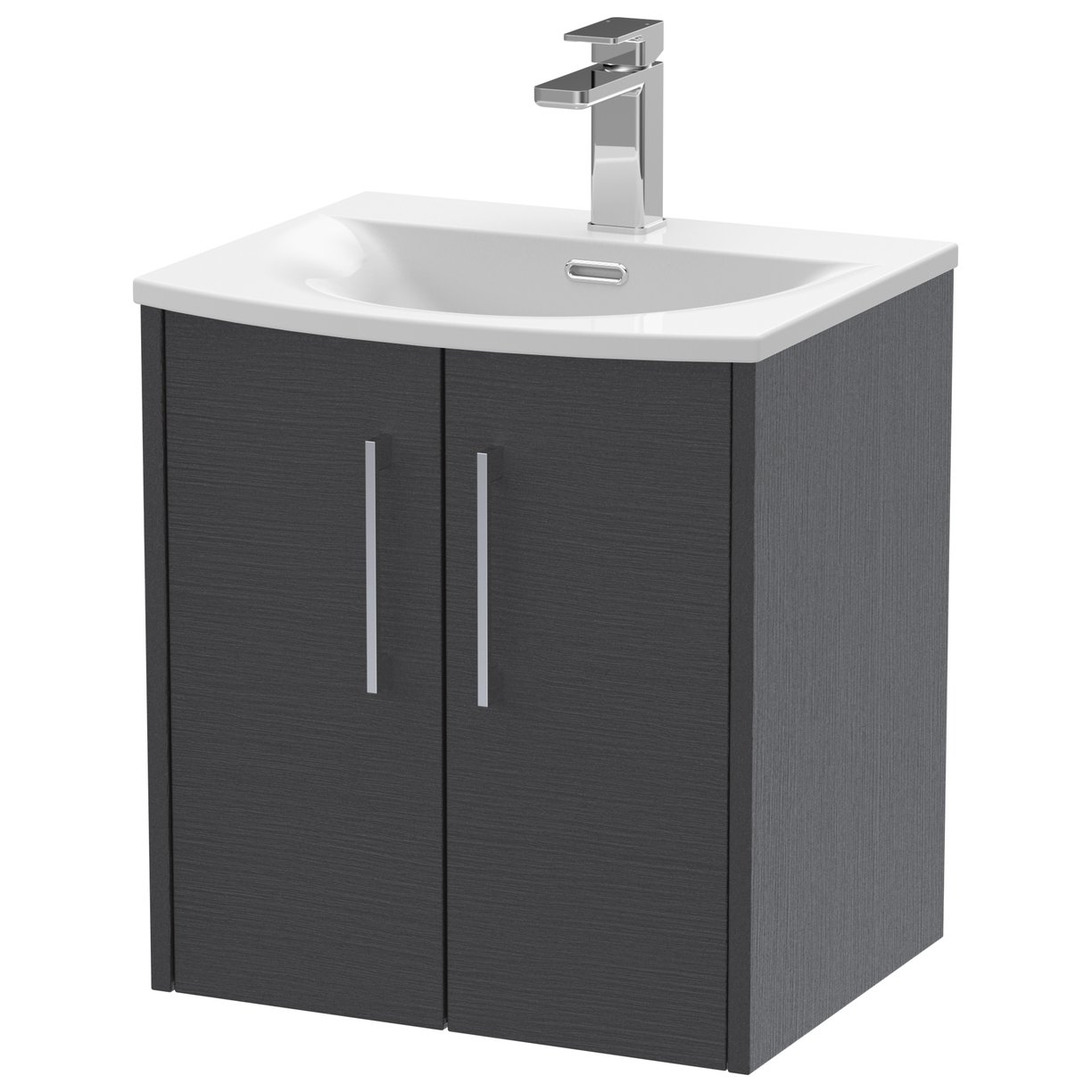 500 Wh 2-Door Vanity & Basin 4 - Graphite Grey