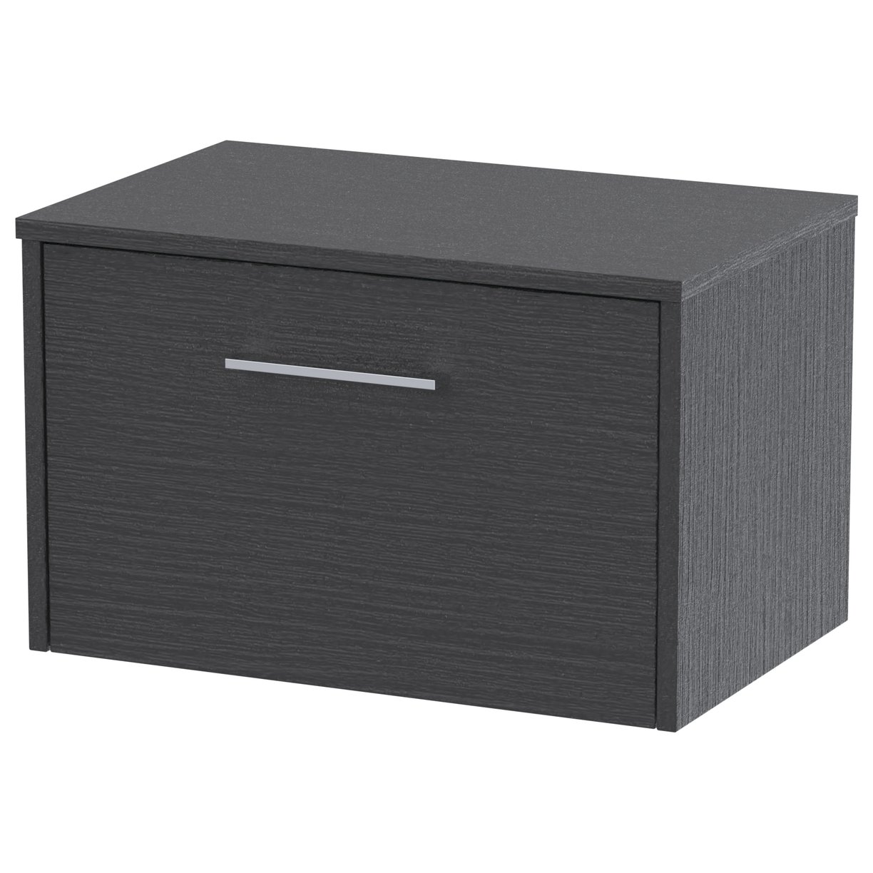 600 Wh Single Drawer Vanity & Worktop - Graphite Grey