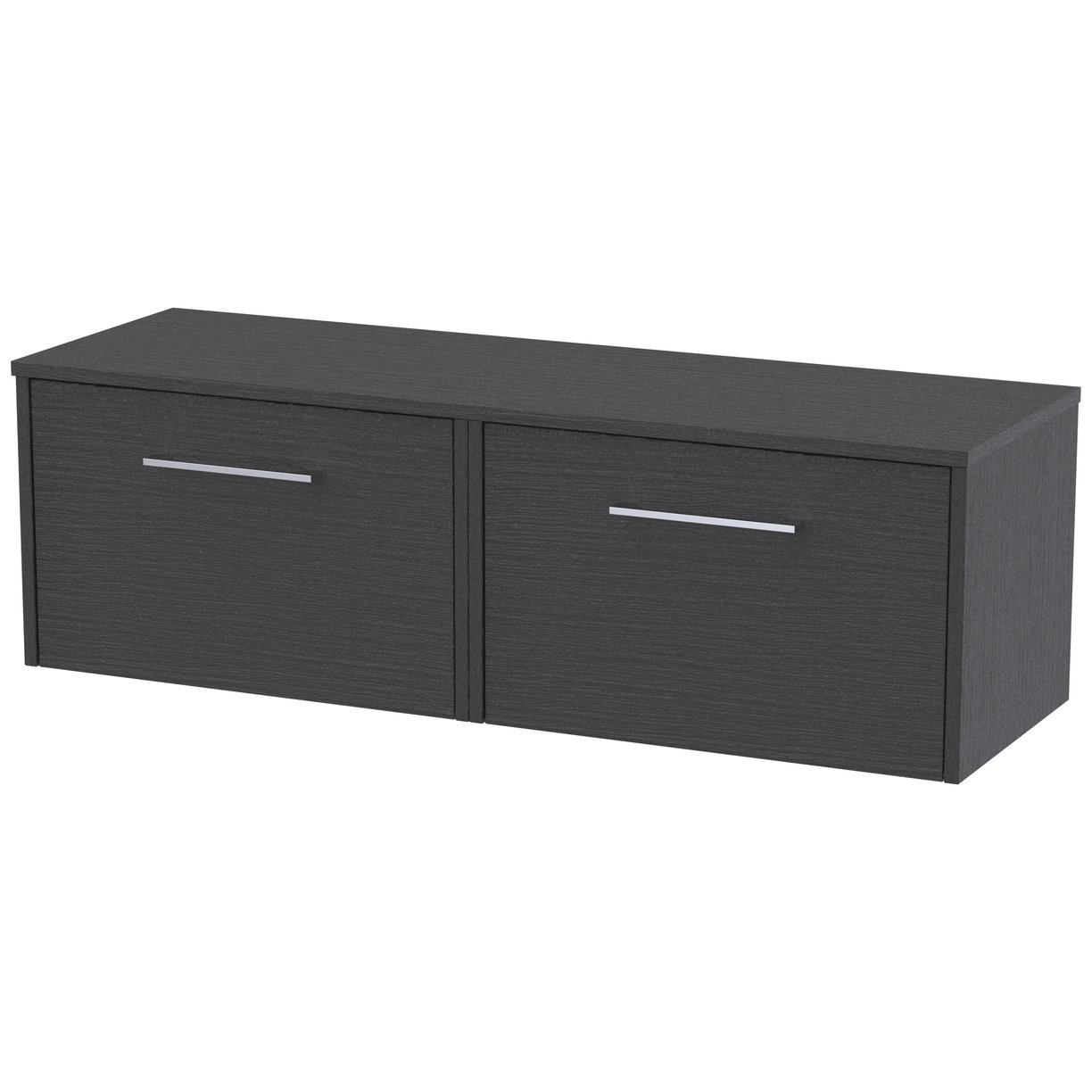1200 Wh 2-Drawer Vanity & Worktop - Graphite Grey