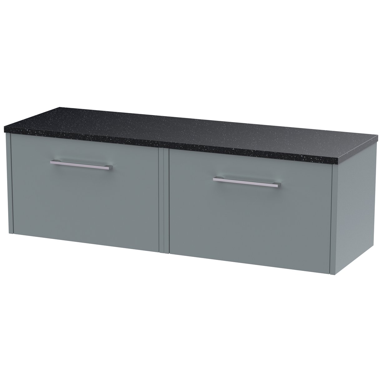 600 Wh 1-Drawer Vanity & Laminate Top - Coastal Grey