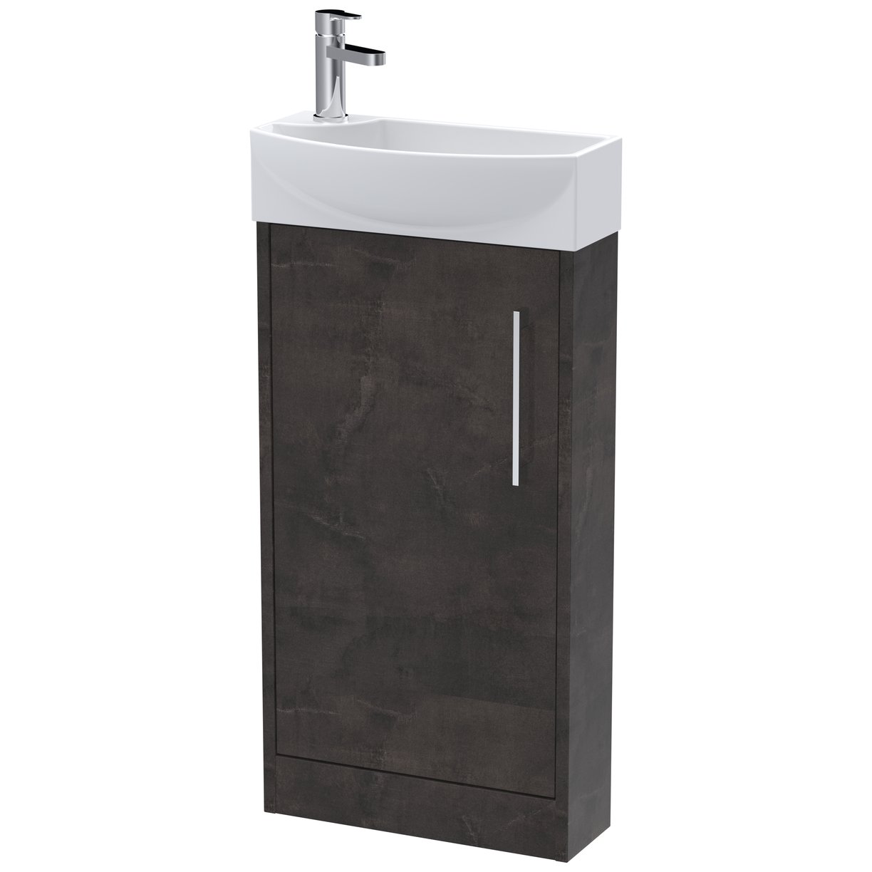 440 Fs 1-Door Unit & 1Th Basin Rh - Metallic Slate