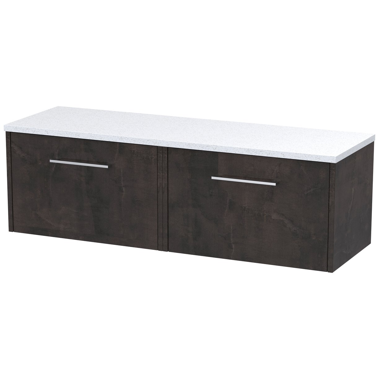 600 Wh 1-Drawer Vanity & Laminate Top - Metallic Slate