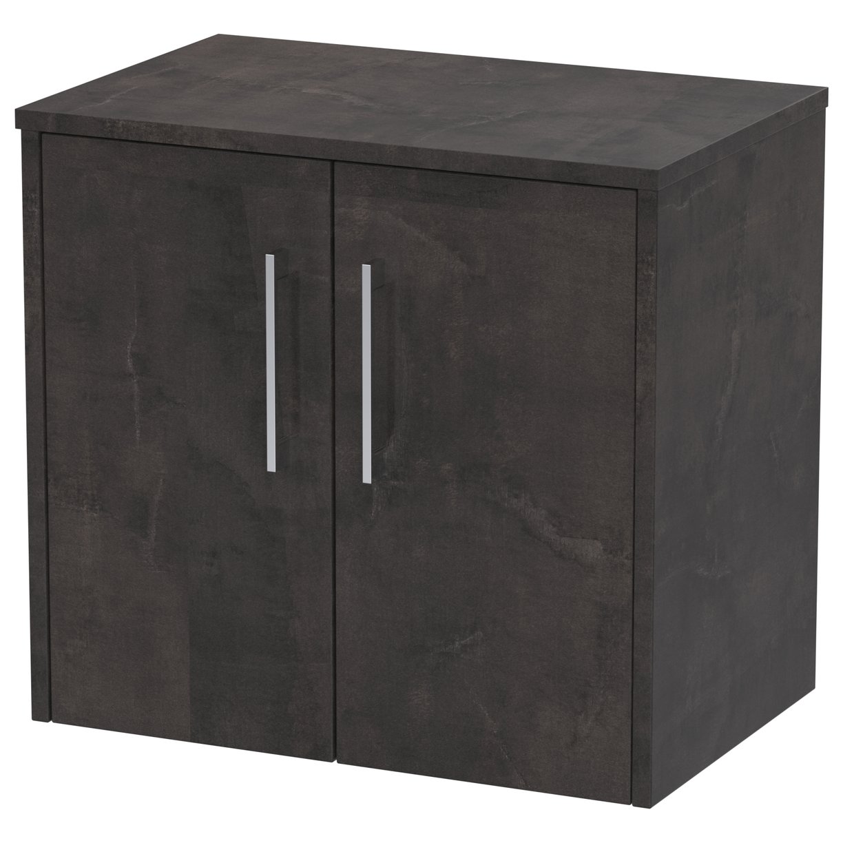 600 Wh 2-Door Vanity & Worktop - Metallic Slate