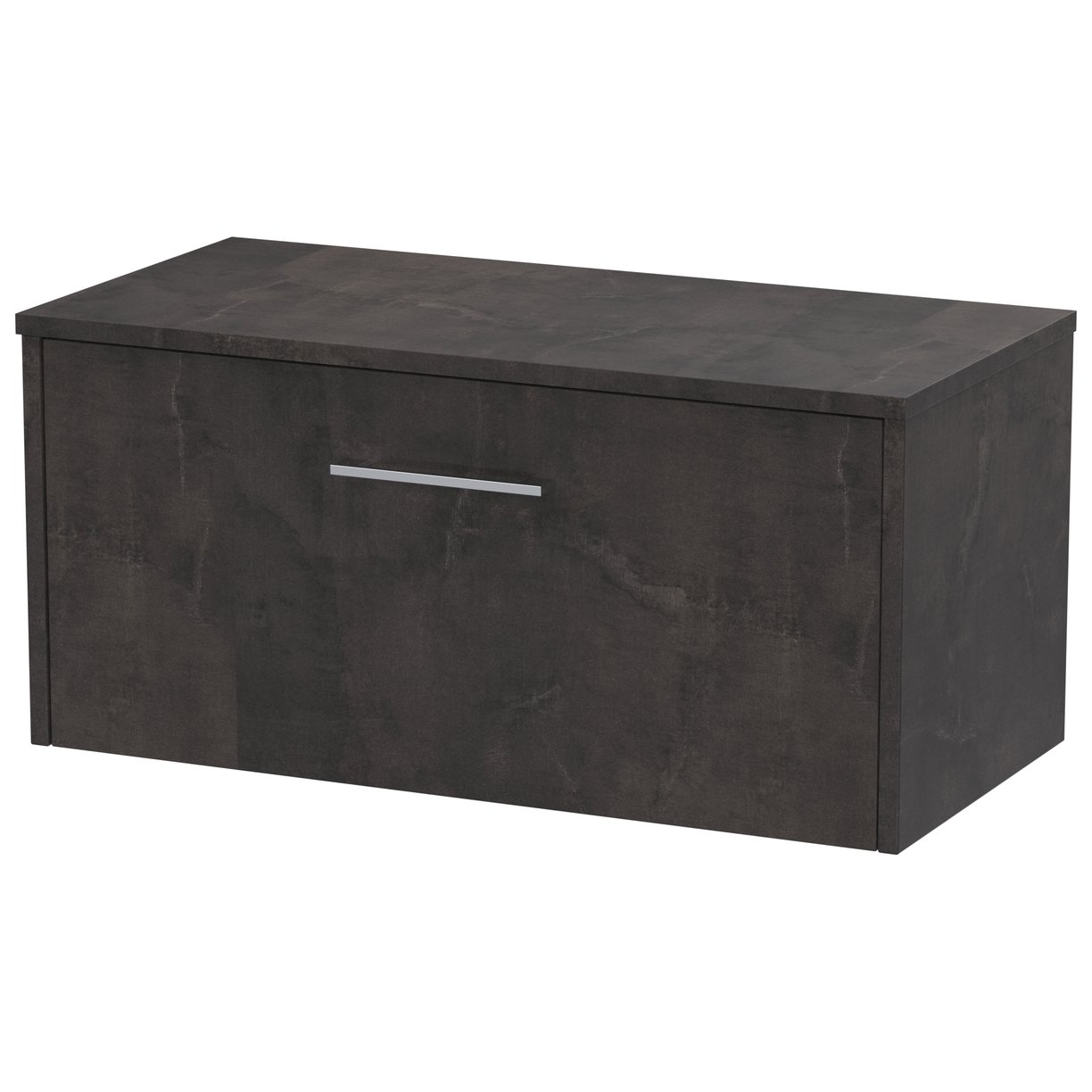 800 Wh 1-Drawer Vanity & Worktop - Metallic Slate