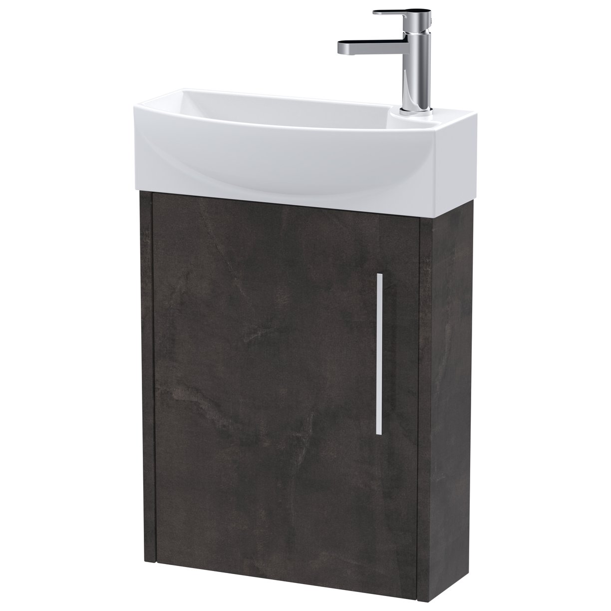 440 Wh 1-Door Unit & 1Th Basin Lh - Metallic Slate