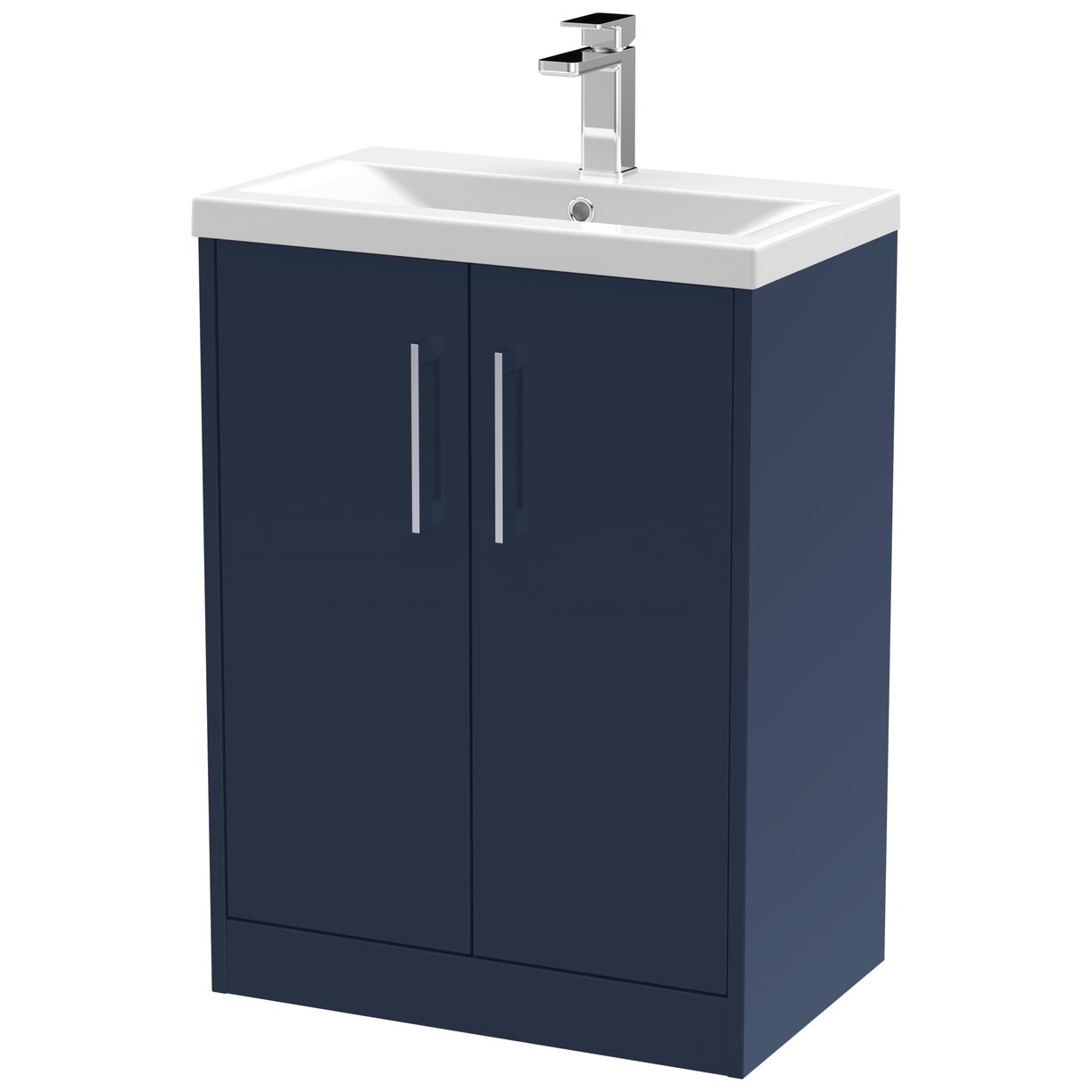 600 Fs 2-Door Vanity & Basin 1 - Indigo Blue