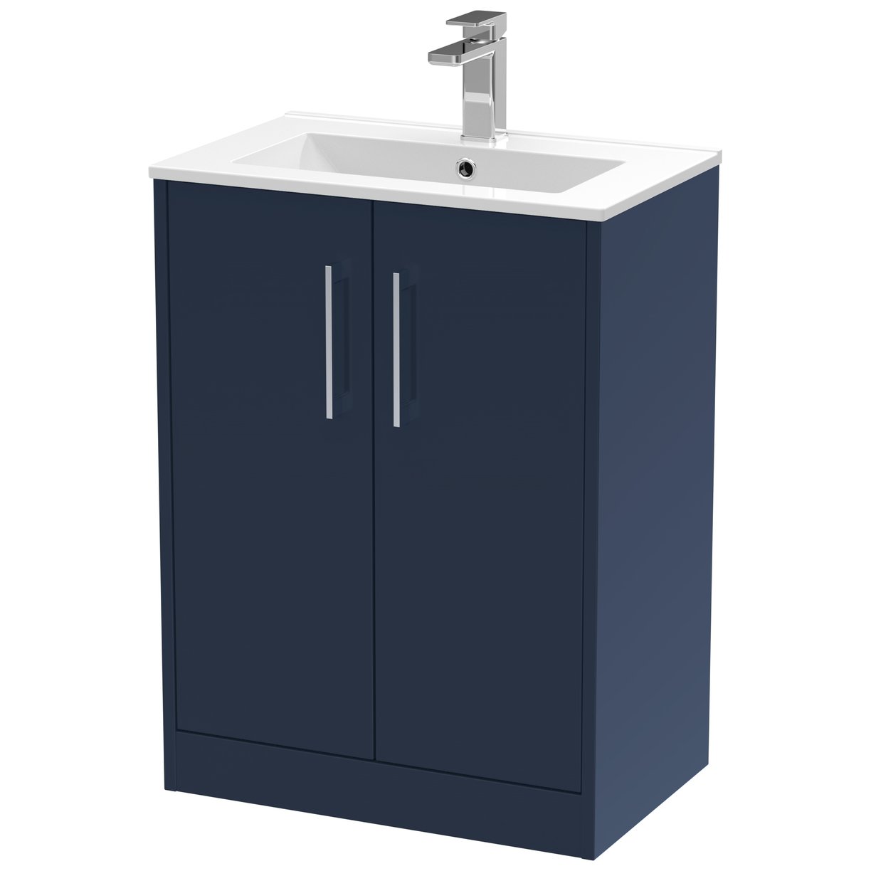600 Fs 2-Door Vanity & Basin 2 - Indigo Blue