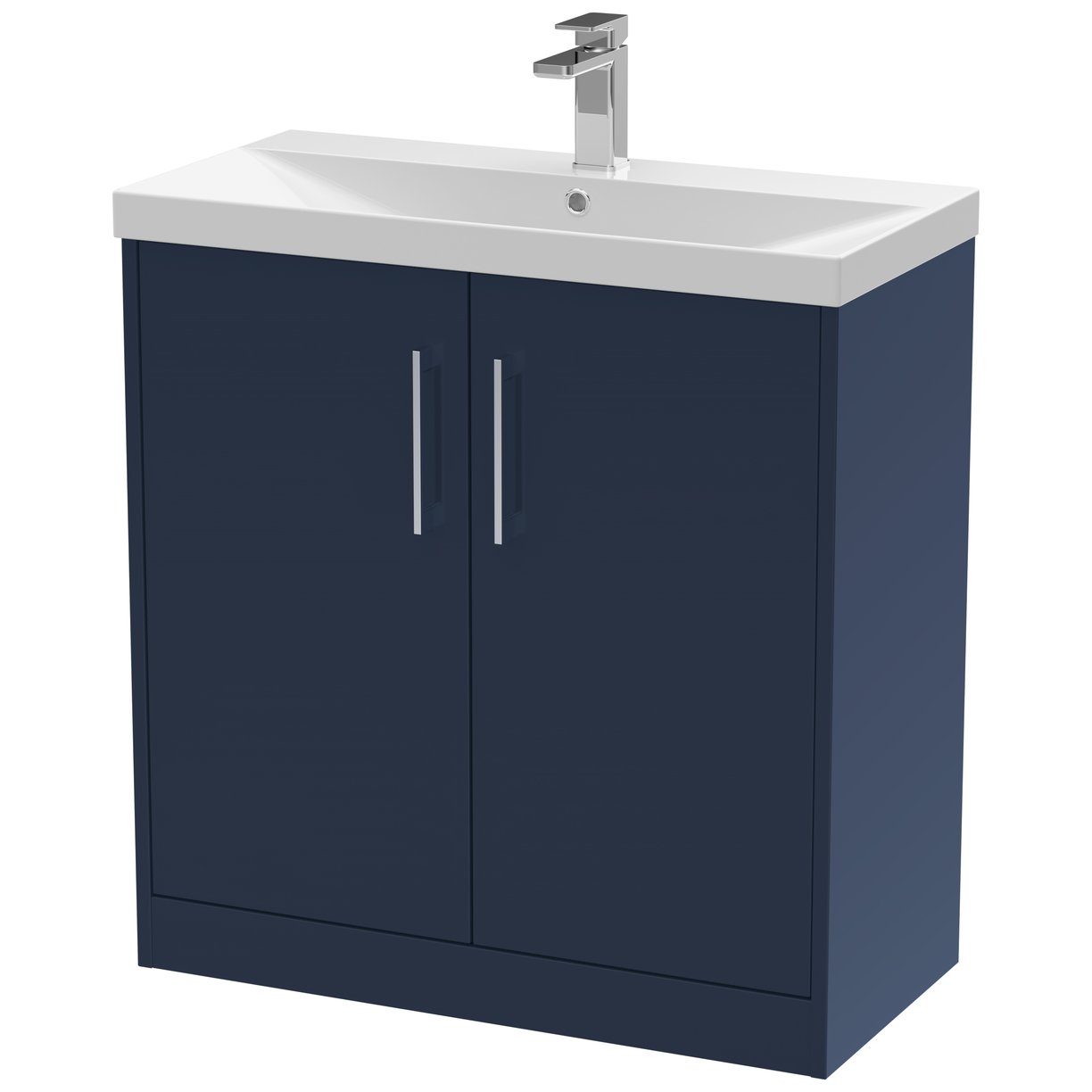800 Fs 2-Door Vanity & Basin 3 - Indigo Blue
