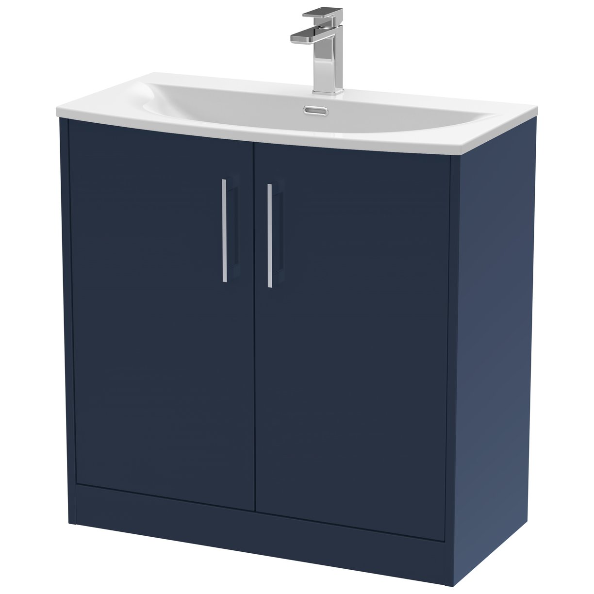 800 Fs 2-Door Vanity & Basin 4 - Indigo Blue