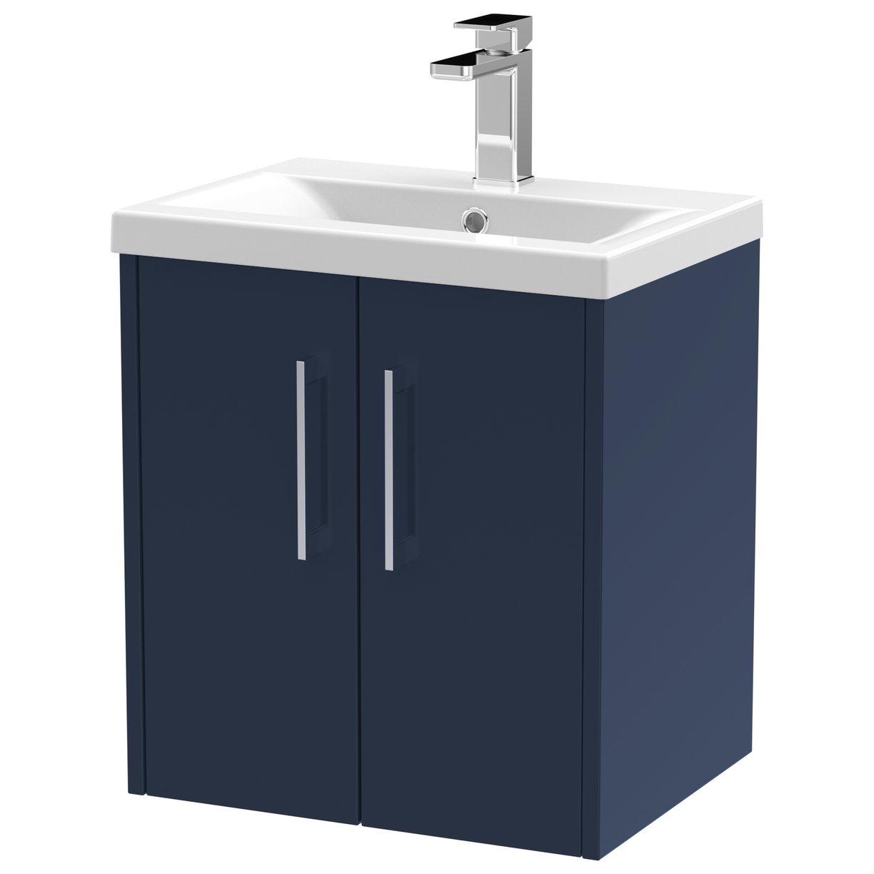 500 Wh 2-Door Vanity & Basin 1 - Indigo Blue