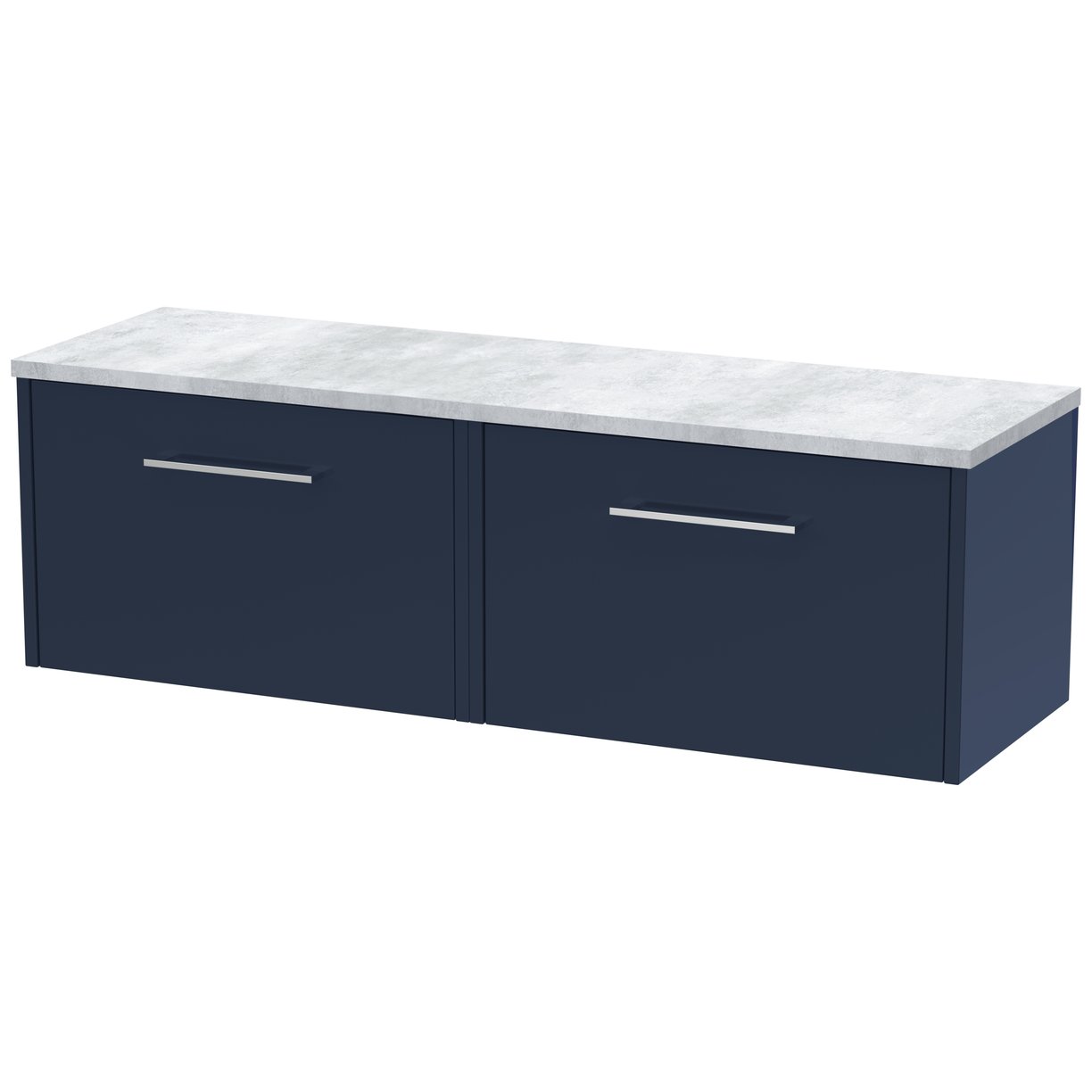 600 Wh 1-Drawer Vanity & Laminate Top - Indigo Blue