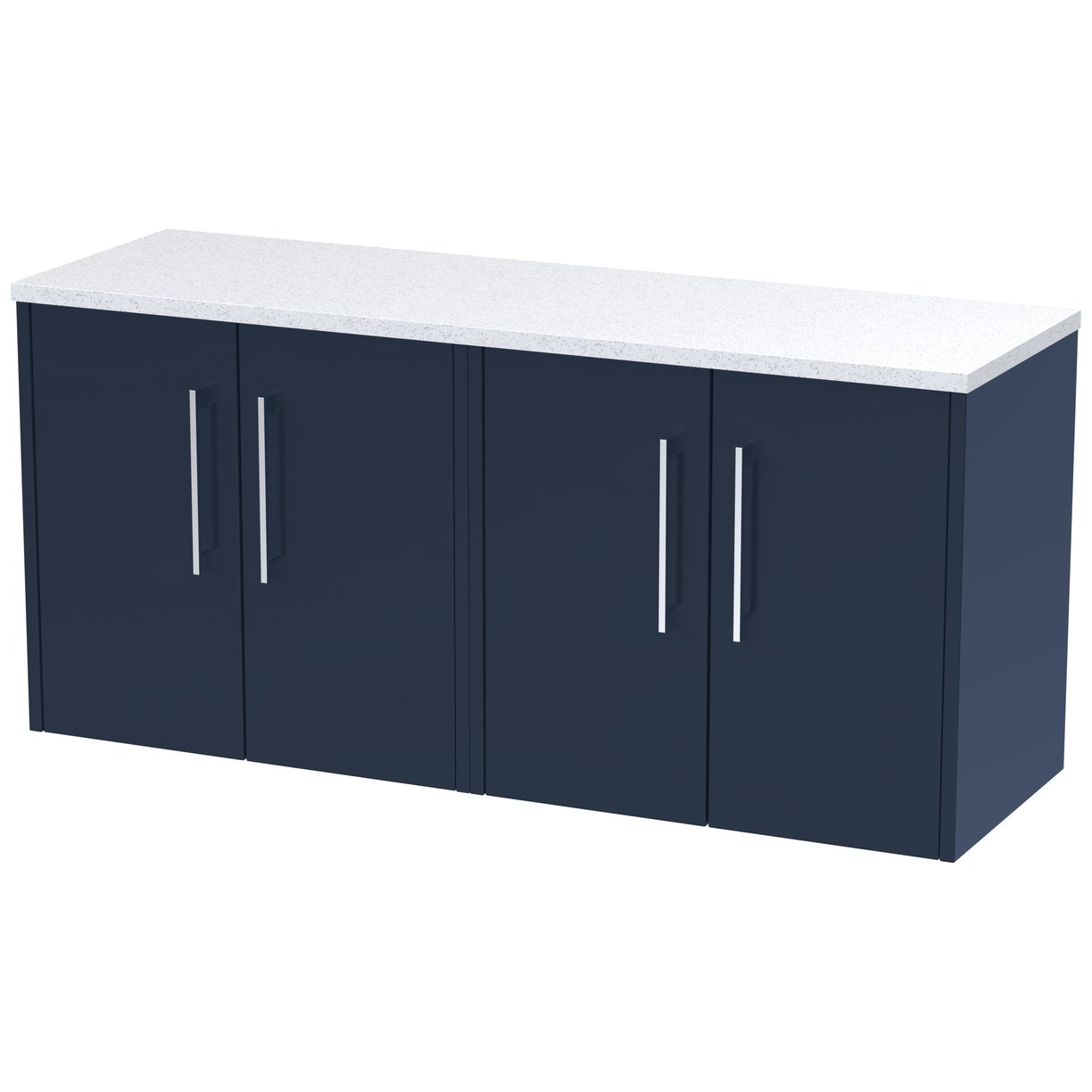 600 Wh 2-Door Vanity & Laminate Top - Indigo Blue