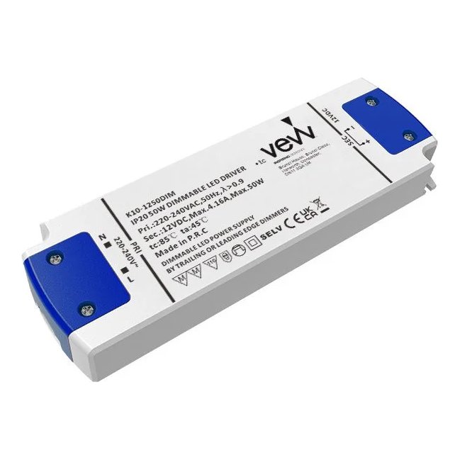 12V LED Driver 50W Triac Dimmable