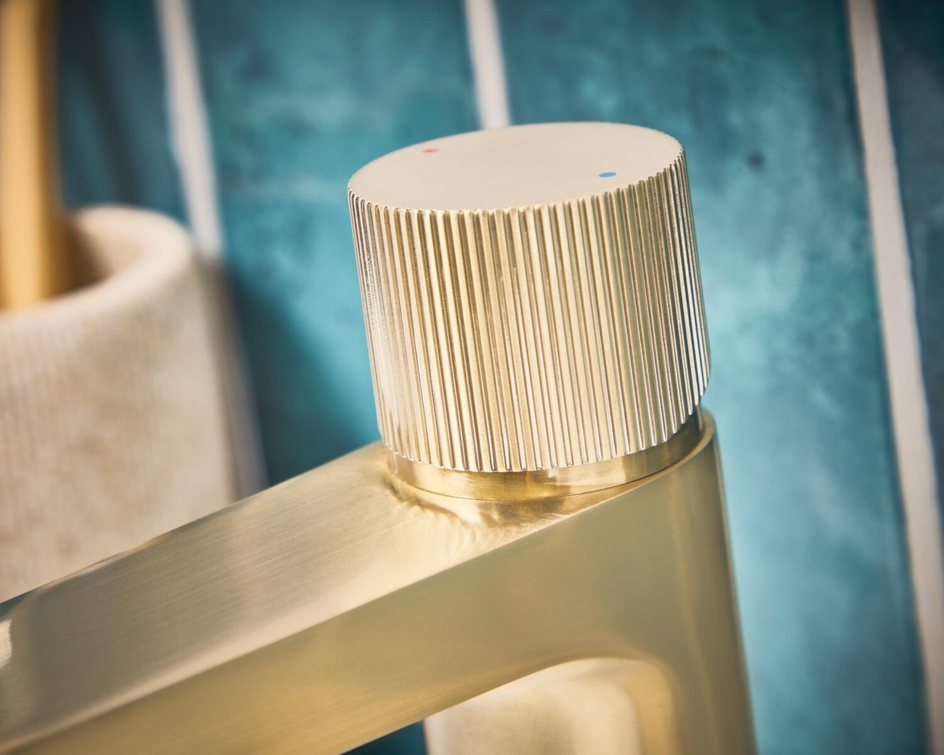 Koko Mini Basin Tap Brushed Brass