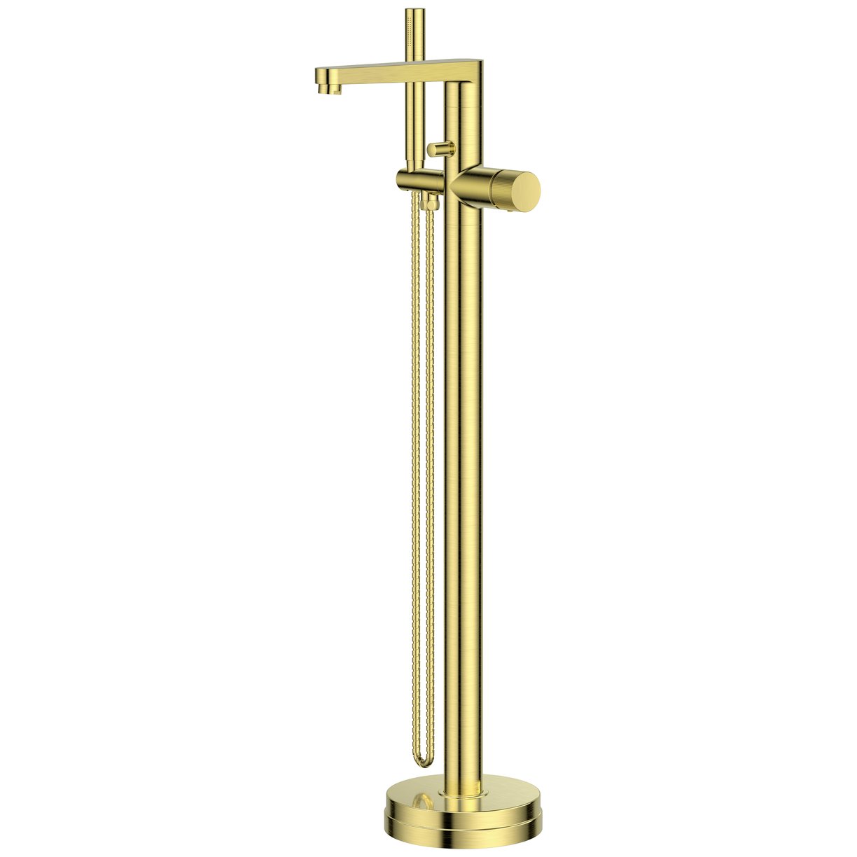 Koko Free Standing Tap Brushed Brass