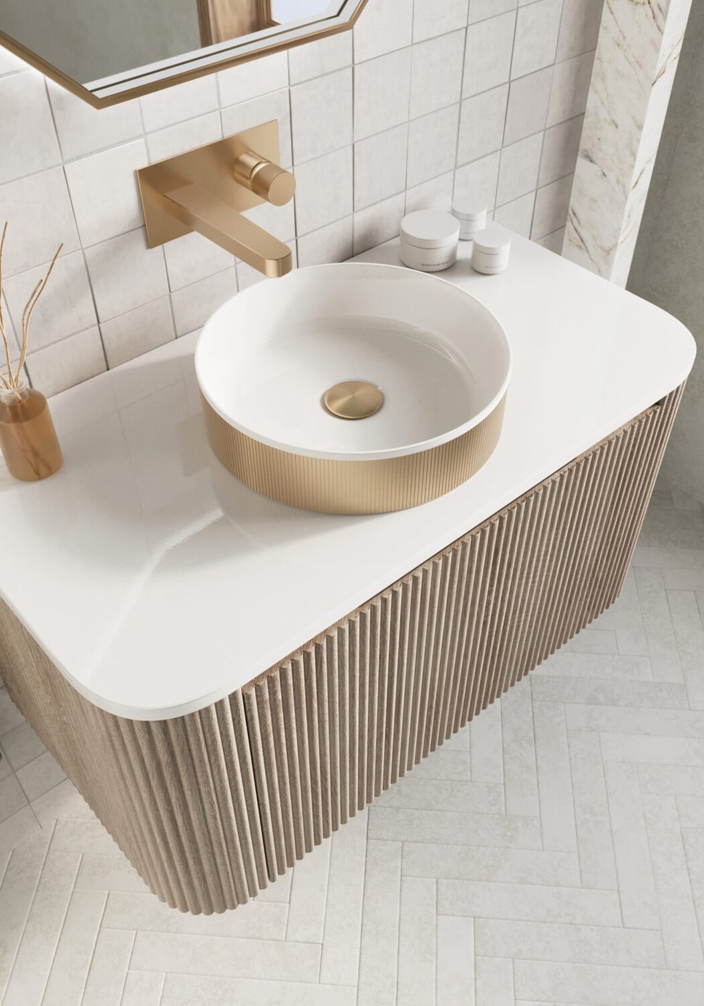 Koko Basin Brushed Brass