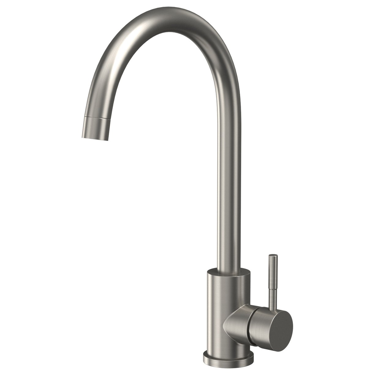 Manhattan Brushed Stainless Steel Kitchen Mixer Tap