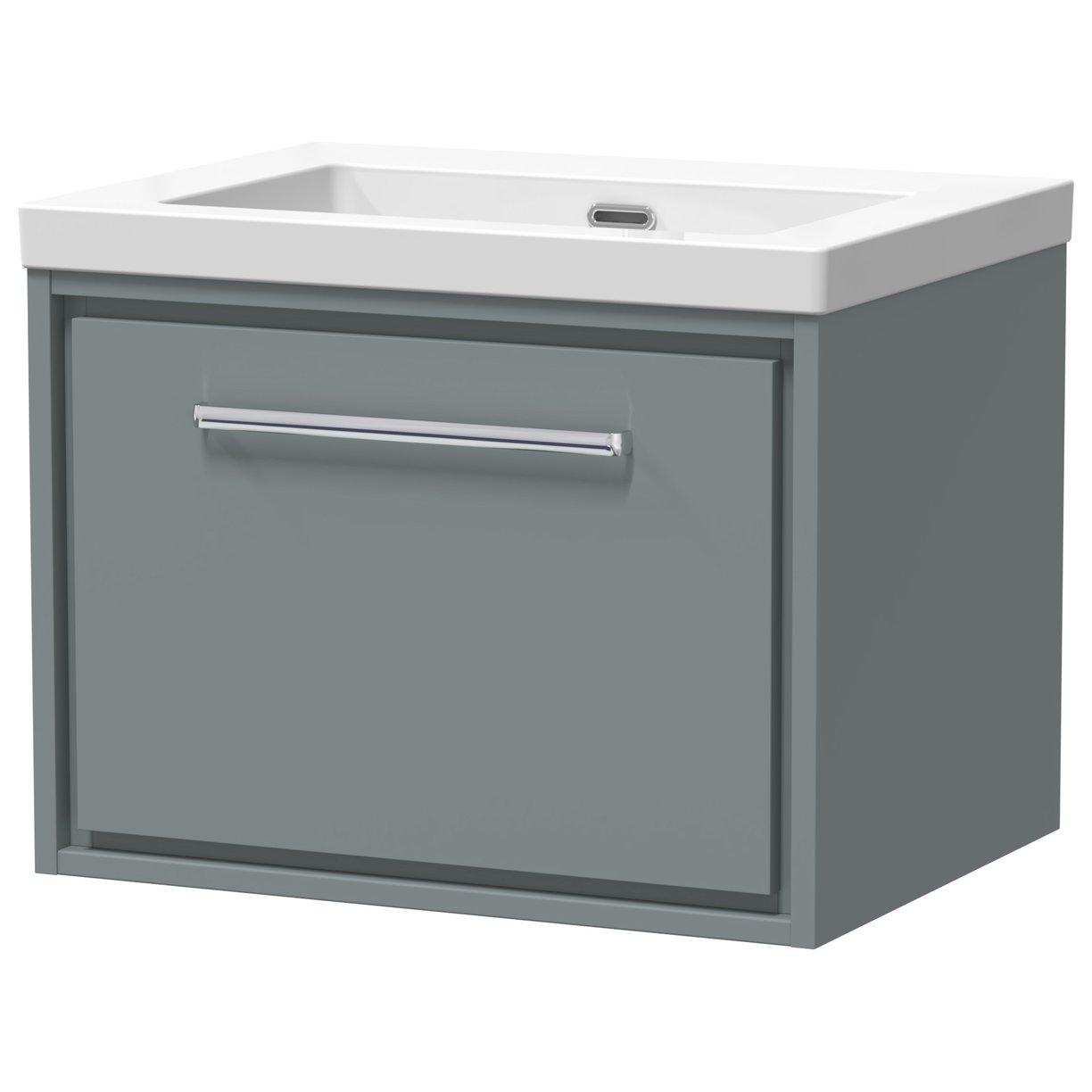 600 WH 1-Drawer Unit Contemp Basin 0TH - Coastal Grey