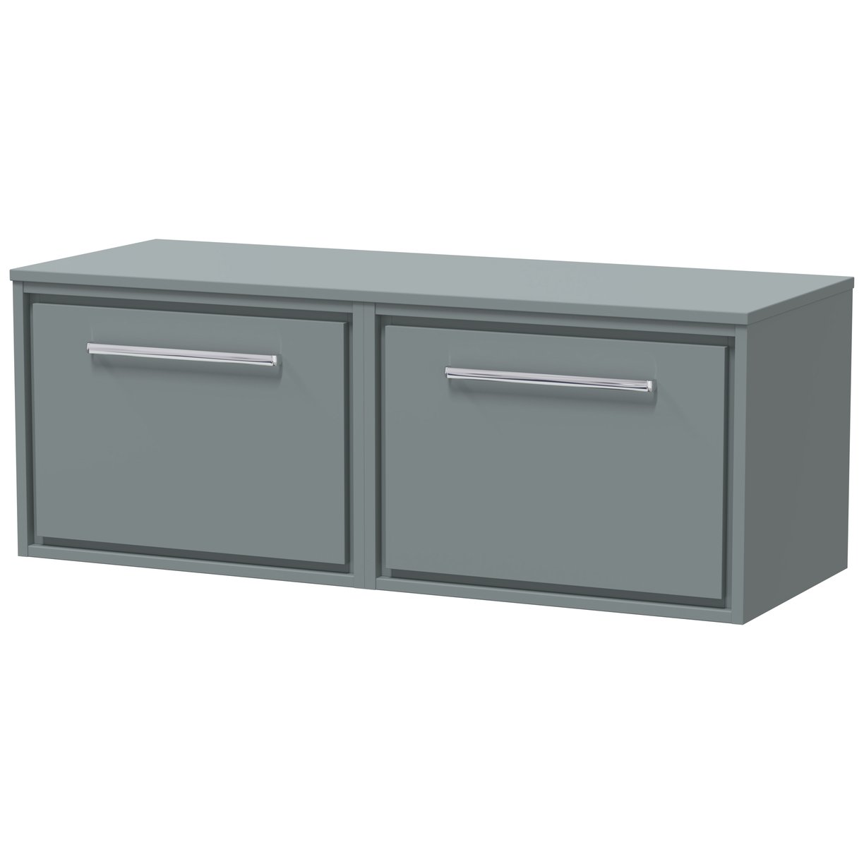 1200 WH 2-Drawer Unit & Worktop - Coastal Grey