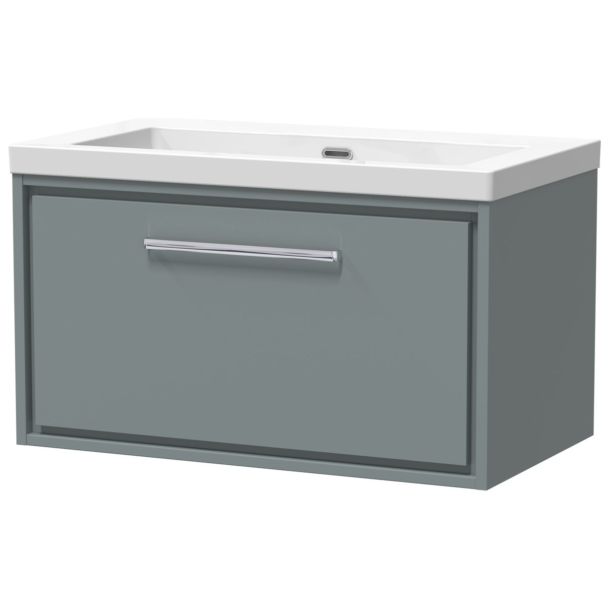 800 WH 1-Drawer Unit Contemp Basin 0TH - Coastal Grey