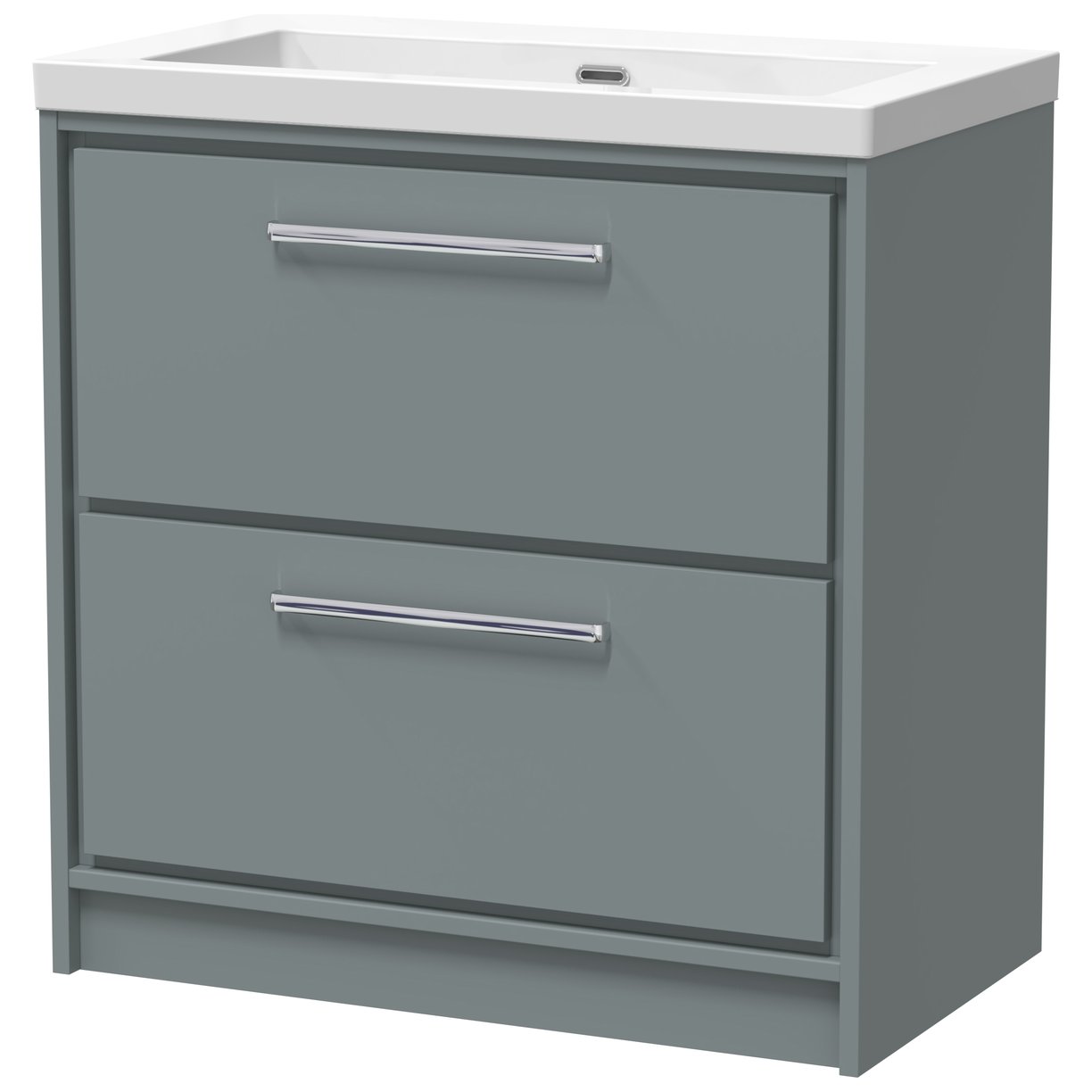 800 FS 2-Drawer Unit Contemp Basin 0TH - Coastal Grey