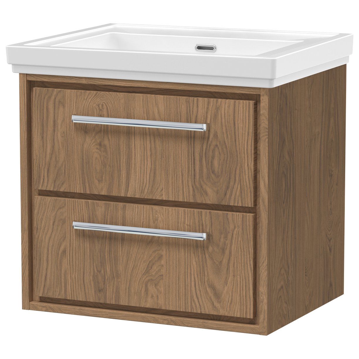 600 WH 2-Drawer Unit & Basin 0TH - Antique Oak